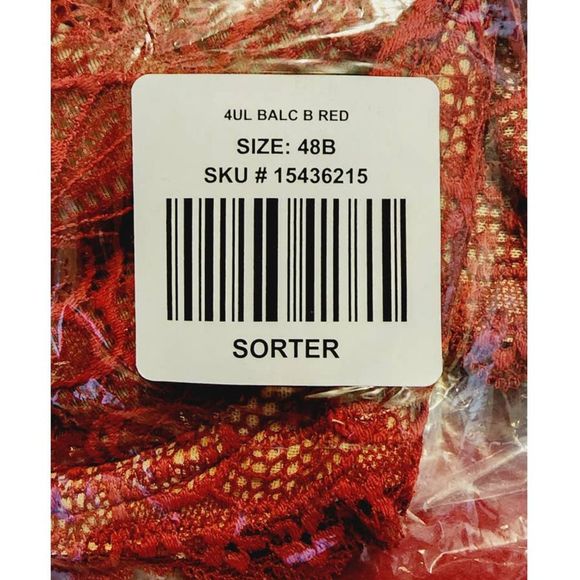 Torrid Curve Balconette Unlined Peacock Lace Straight Back Bra Size 48B NEW - Picture 11 of 11